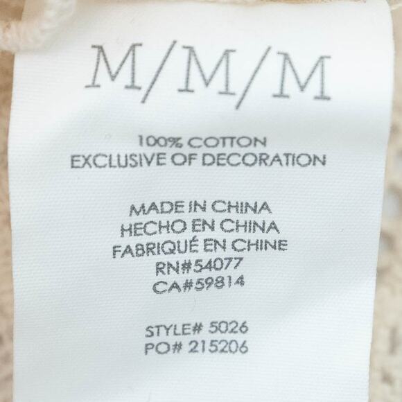 CAbi Cream Love Carol Collection Crochet Capri Swim Coverup Size Medium - Picture 8 of 12